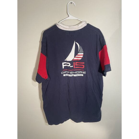 Polo Ralph Lauren Offshore Sailing Team Polo Shirt Men's XXL Color Block Rugby - Picture 6 of 10